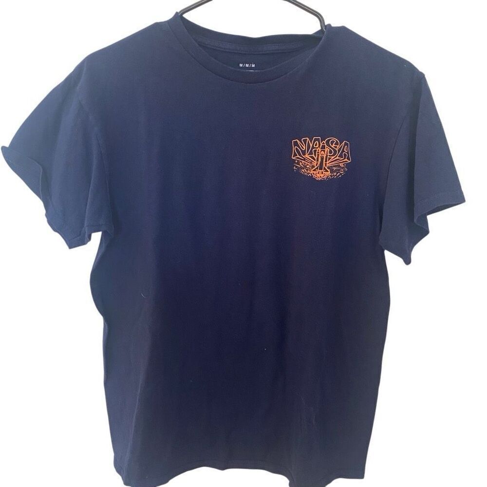 NASA short sleeve graphic exploring new worlds medium orange